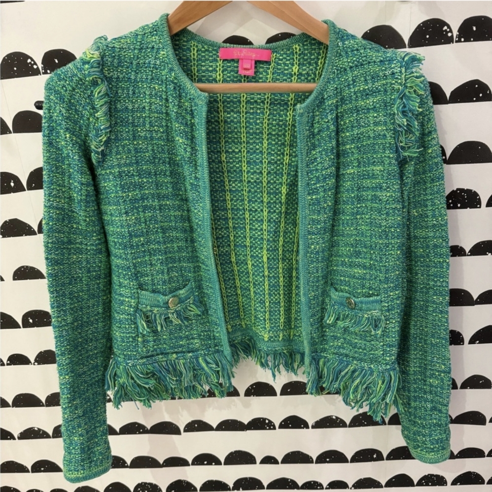 Lilly Pulitzer xxs green sweater